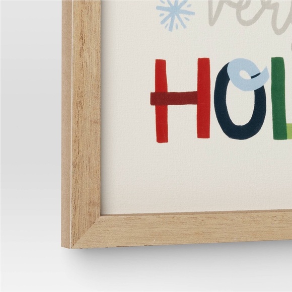 Target Wondershop VERY HAPPY HOLIDAYS Wood Picture / Sign - Picture 12 of 14